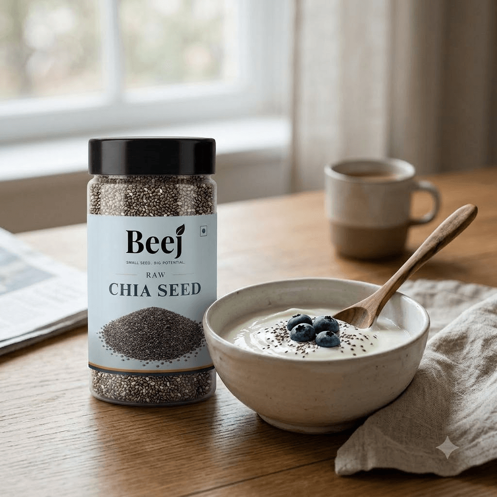 BEEJ raw chia seeds